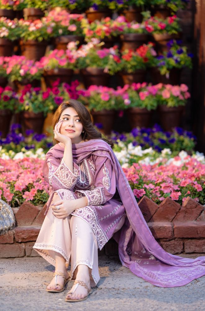Summer 3Piece Lawn Embroidered Suit - BFB0755 - New Arrivals | BlueFery