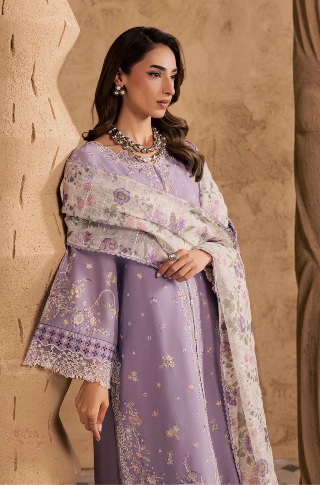 Summer 3Piece Lawn Embroidered Suit - BFB0776 - New Arrivals | BlueFery