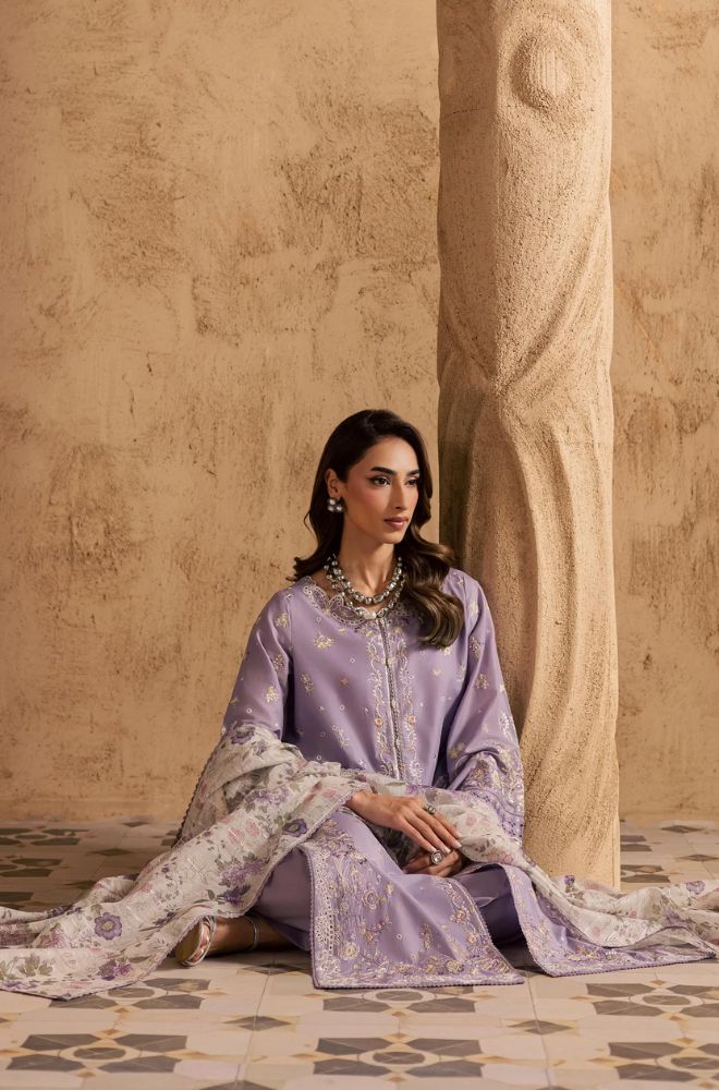 Summer 3Piece Lawn Embroidered Suit - BFB0776 - New Arrivals | BlueFery