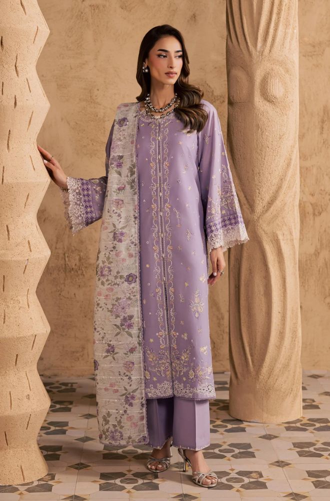 Summer 3Piece Lawn Embroidered Suit - BFB0776 - New Arrivals | BlueFery