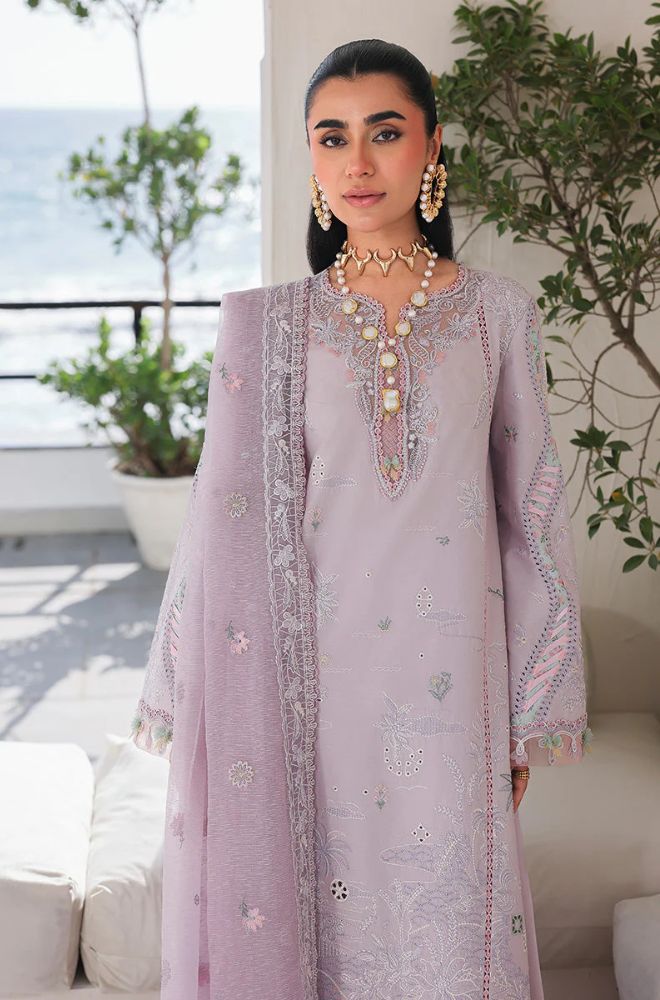 Summer 3Piece Lawn Embroidered Suit - BFB0777 - Unstitched | BlueFery
