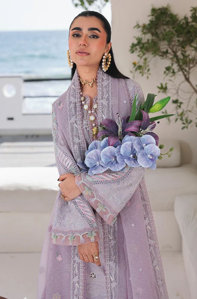 Summer 3Piece Lawn Embroidered Suit - BFB0777 - Unstitched | BlueFery