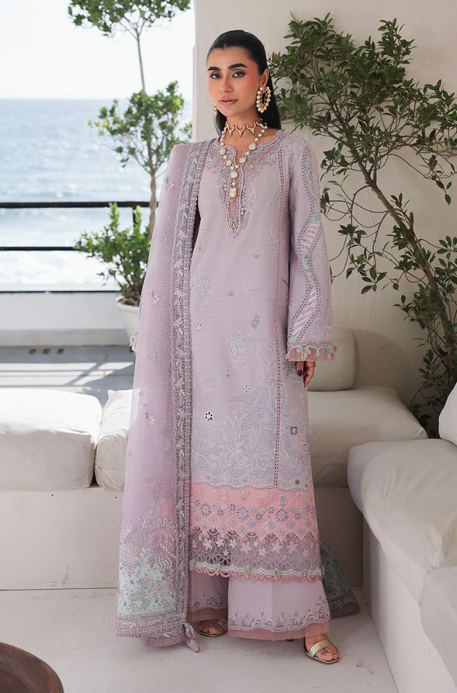 Summer 3Piece Lawn Embroidered Suit - BFB0777 - Unstitched | BlueFery