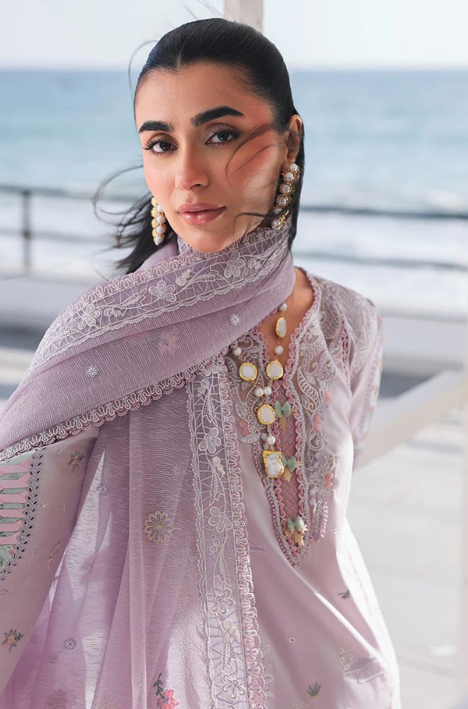 Summer 3Piece Lawn Embroidered Suit - BFB0777 - Unstitched | BlueFery