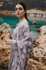 Winter 3PC Dhanak Embroidered Suit - BFB0450 - | BlueFery