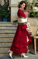 Winter 3PC Dhanak Embroidered Suit - BFB0471 - | BlueFery