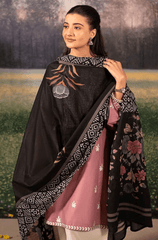 Winter 3PC Dhanak Embroidered Suit - BFB0488 - | BlueFery