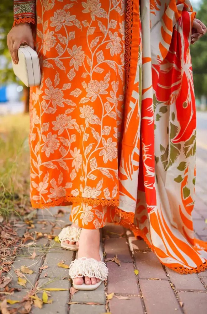 Winter 3PC Khaddar Digital Printed Dress - BFB0583 - | BlueFery