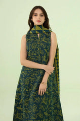 Winter 3PC Khaddar Digital Printed Dress - BFB0586 - | BlueFery