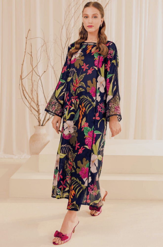 Winter 3PC Khaddar Digital Printed Dress - BFU0085 - | BlueFery