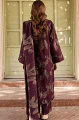 Winter 3PC Khaddar Digital Printed Dress - BFU0443 - | BlueFery