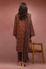 Winter 3PC Khaddar Digital Printed Dress - BFU0445 - | BlueFery