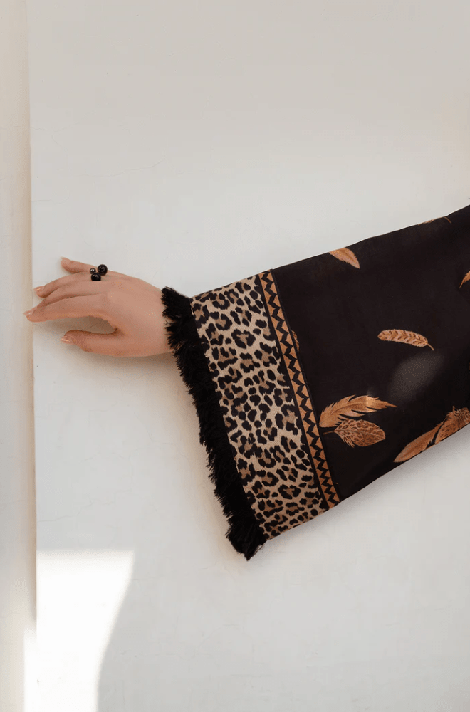 Winter Stitched 3Pcs Printed Khaddar Suit – RTW014 - | BlueFery