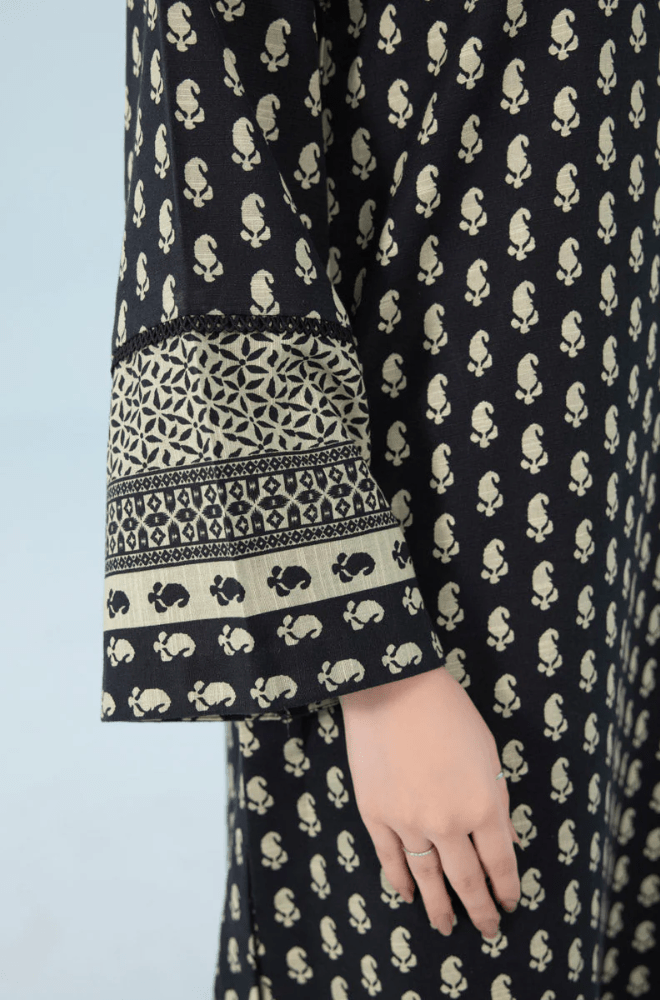 Winter Stitched 3Pcs Printed Khaddar Suit – RTW015 - | BlueFery