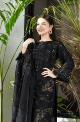 Summer 3PC Lawn Embroidered Shirt - BFU00010 - New Arrivals | BlueFery